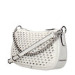 White Leather HandbagDescription: The product with MPN 35T5S1QC1YOPTICWHITE and code F85031 leather in white is a handbags designed by Michael Kors. It has features like side logo, adjustable shoulder, removable shoulder.White Leather Handbag${tagsMichael