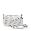 White Leather HandbagDescription: The product with MPN 35T5S1QC1YOPTICWHITE and code F85031 leather in white is a handbags designed by Michael Kors. It has features like side logo, adjustable shoulder, removable shoulder.White Leather Handbag${tagsMichael