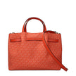 Orange Fabric HandbagDescription: The product with MPN 35S5G2ZS3VREDCLAY and code F85037 fabric in orange is a handbags designed by Michael Kors. It has features like logo, front logo, front detail, removable details, adjustable shoulder, removable should