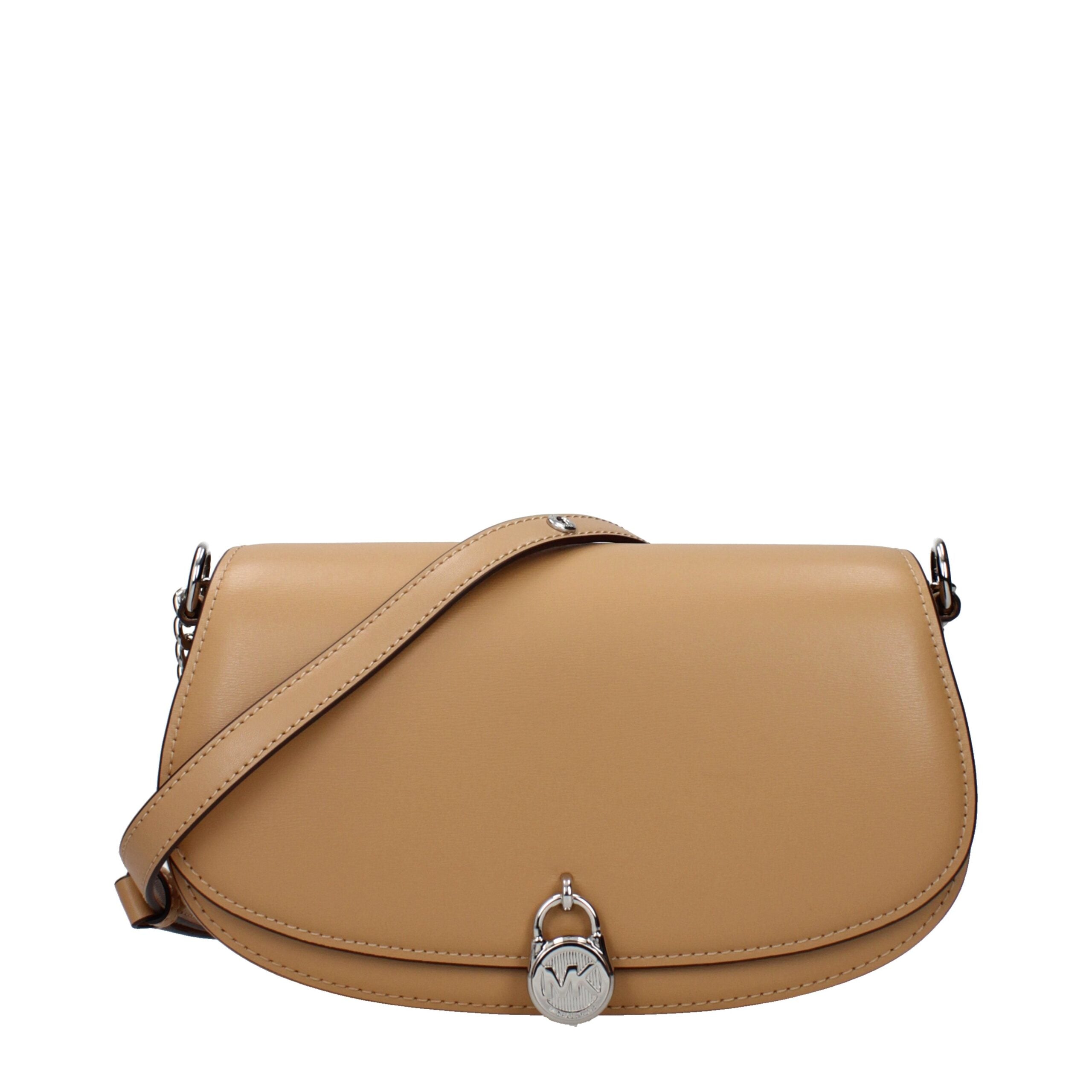 Brown Leather Shoulder BagDescription: The product with MPN 35T5SIMM8LPEANUT and code F85039 leather in brown is a shoulder bags designed by Michael Kors. It has features like front detail, front logo.Brown Leather Shoulder Bag${tagsMichael KorsAulae Brow