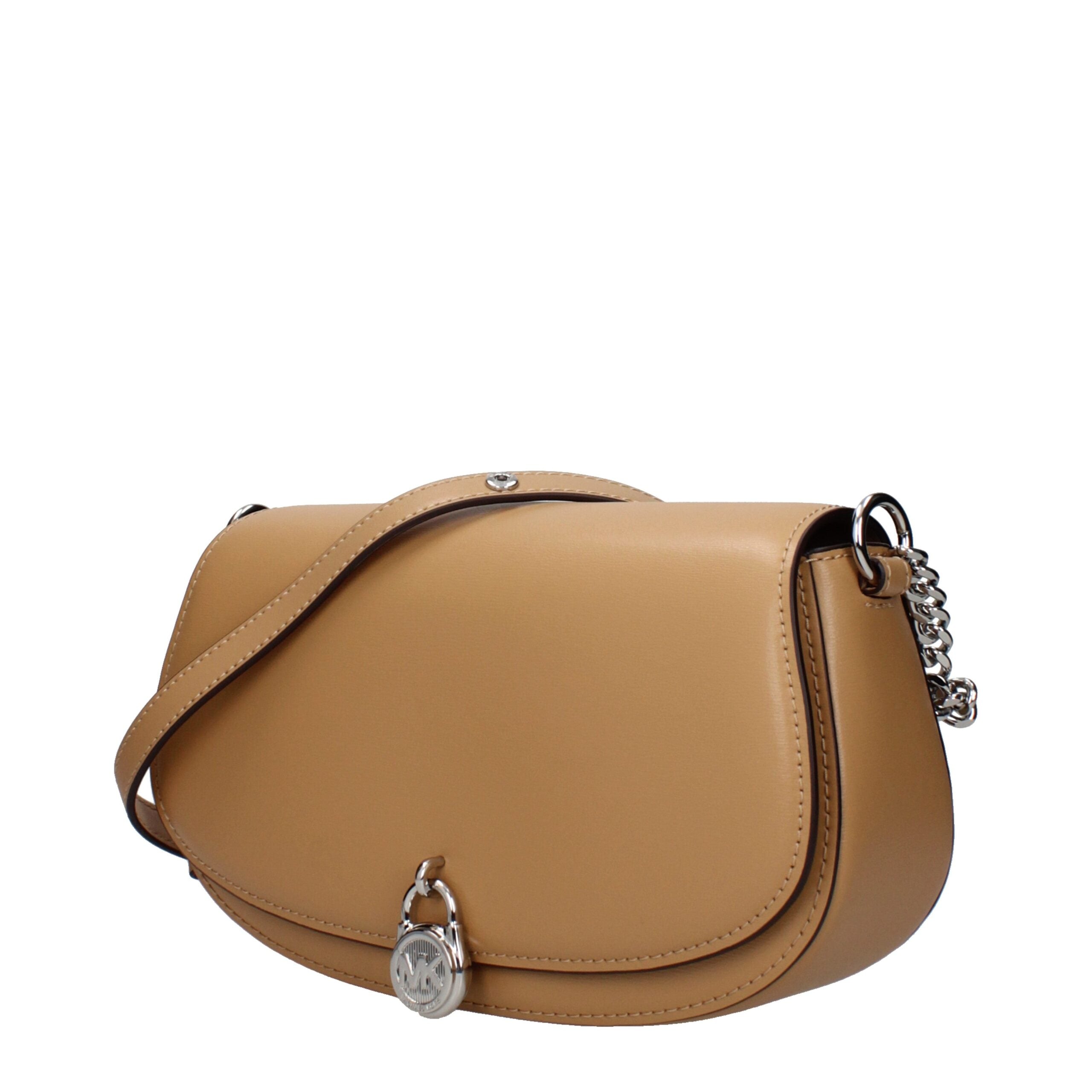 Brown Leather Shoulder BagDescription: The product with MPN 35T5SIMM8LPEANUT and code F85039 leather in brown is a shoulder bags designed by Michael Kors. It has features like front detail, front logo.Brown Leather Shoulder Bag${tagsMichael KorsAulae Brow