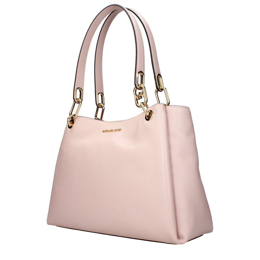 Pink Leather Shoulder BagDescription: The product with MPN 35H1G9TL9LPOWDERBLUSH and code F85043 leather in pink is a shoulder bags designed by Michael Kors. It has features like front logo.Pink Leather Shoulder Bag${tagsMichael KorsAulae Pink Leather Sho