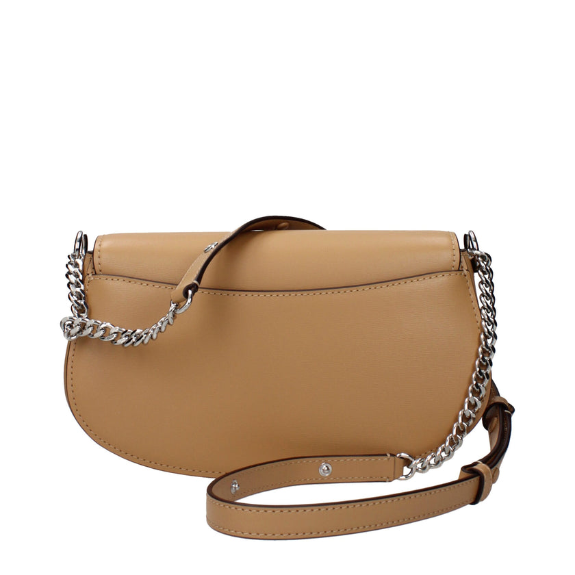 Brown Leather Shoulder BagDescription: The product with MPN 35T5SIMM8LPEANUT and code F85039 leather in brown is a shoulder bags designed by Michael Kors. It has features like front detail, front logo.Brown Leather Shoulder Bag${tagsMichael KorsAulae Brow