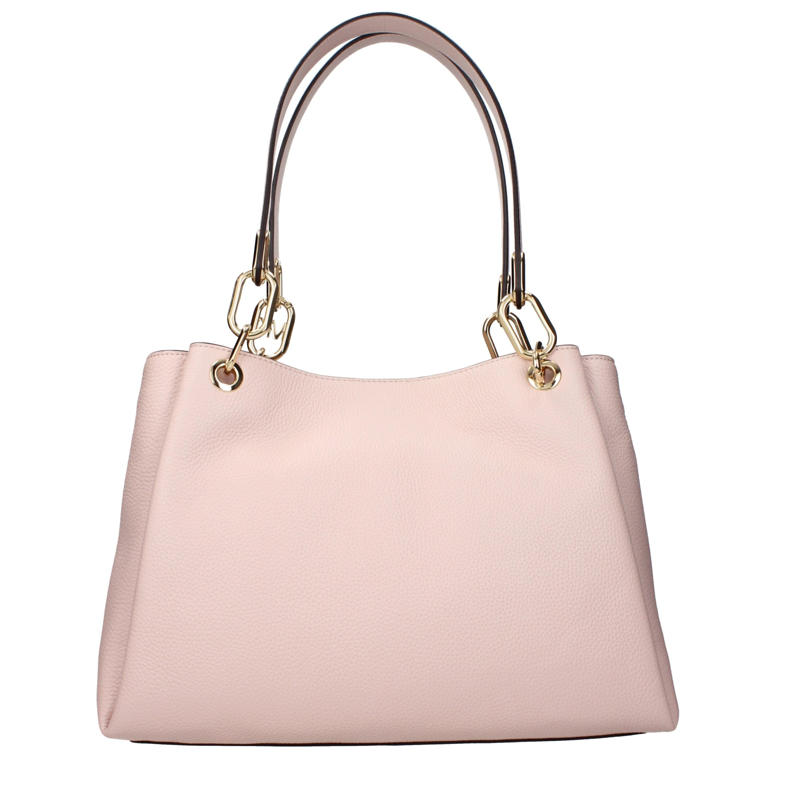 Michael Kors Rosafarbene Schultertasche aus Leder