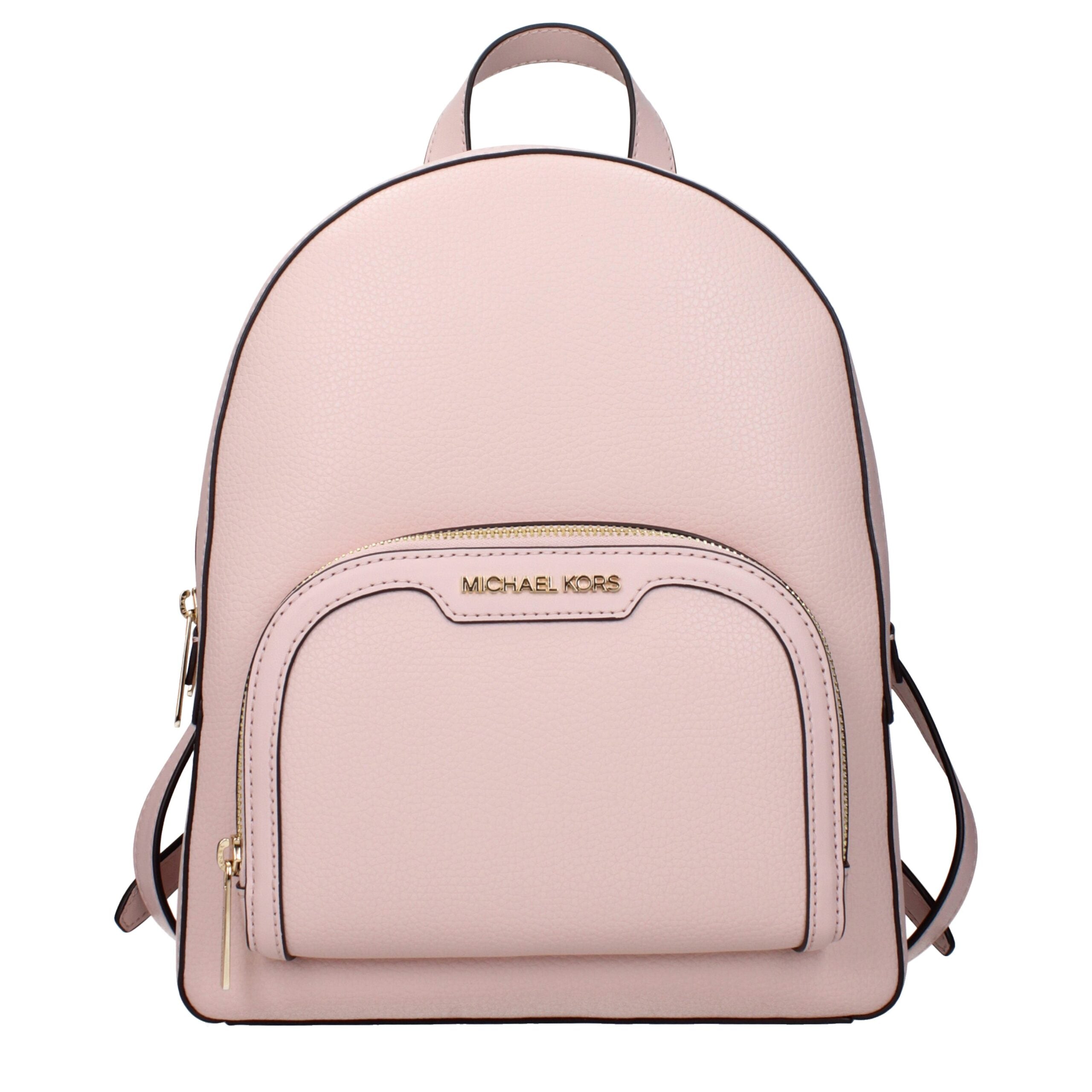 Pink Leather BackpackDescription: The product with MPN 35S2G8TB2LPOWDERBLUSH and code F83865 leather in pink is a backpacks and bumbags designed by Michael Kors. It has features like front logo, adjustable straps.Pink Leather Backpack${tagsMichael KorsAul