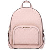 Pink Fabric BackpackDescription: The product with MPN 35S3G8TB6VPOWDERBLUSH and code F83874 fabric in pink is a backpacks and bumbags designed by Michael Kors. It has features like logo, front logo, print which can vary, back adjustable straps.Pink Fabric