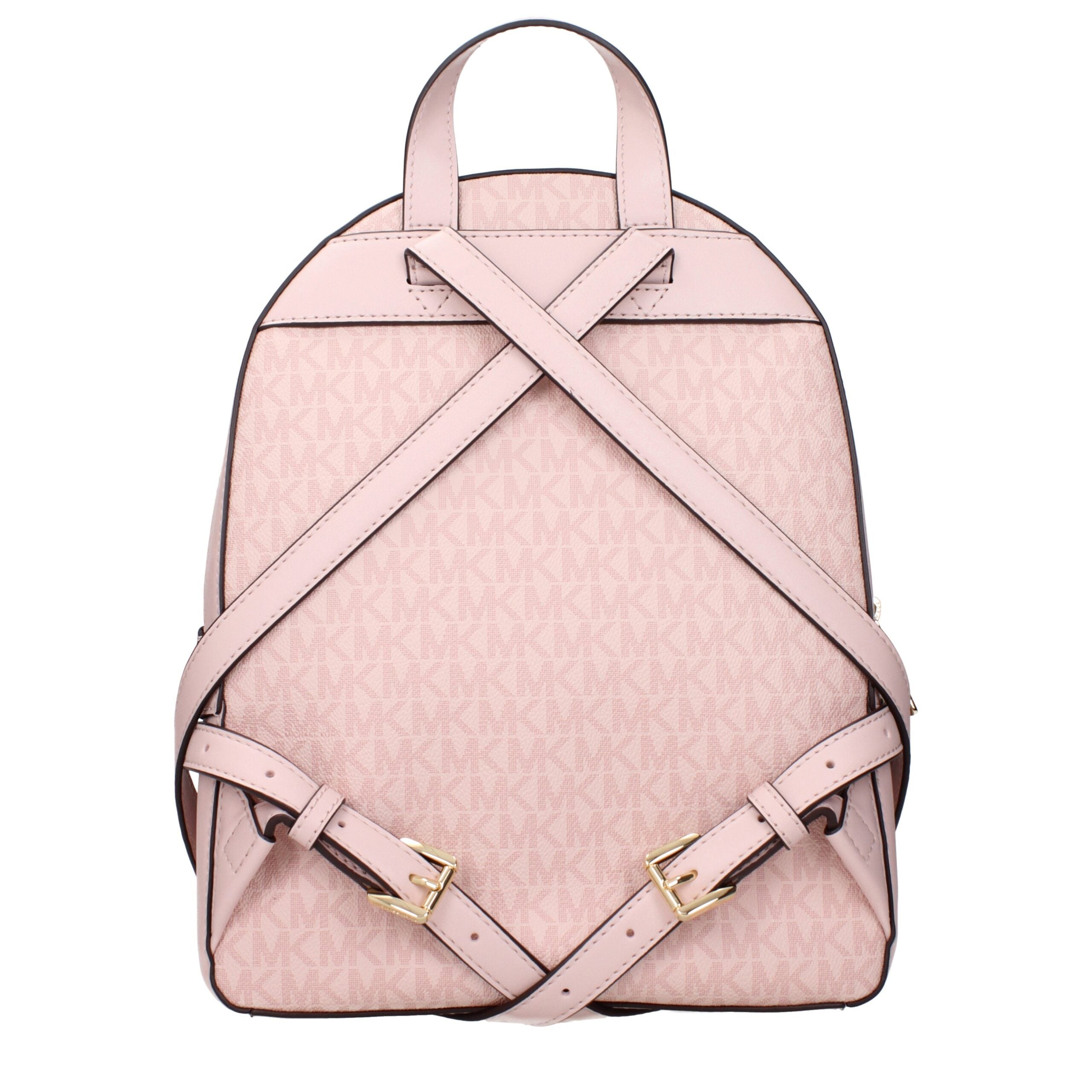 Pink Fabric BackpackDescription: The product with MPN 35S3G8TB6VPOWDERBLUSH and code F83874 fabric in pink is a backpacks and bumbags designed by Michael Kors. It has features like logo, front logo, print which can vary, back adjustable straps.Pink Fabric
