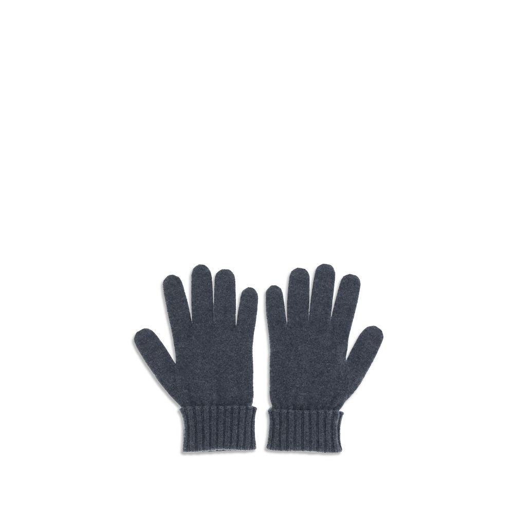 Gray Cashmere GlovesCashmere GG Gloves by Gucci feature a five-finger design and contrasting ribbed elastic cuff. The all-over print GG motif adds a distinctive and refined touch to this stylish and comfortable accessory. Season: AW25 Composition: 100% Ka