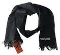 Black Striped Wool Unisex Neck Wrap Fringes Logo ScarfMISSONI Gorgeous brand new with tags, 100% Authentic Missoni wool scarf featuring a classic striped pattern and embroidered brand logo. Crafted from luxurious wool, this piece combines warmth, comfort,