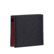 Black Calf Leather Bos Taurus WalletFendi’s billfold leather Wallet is an elegant and practical accessory perfect for those seeking style and functionality. The two-tone design lends a modern touch, while the brand’s iconic signature press-stamped on the