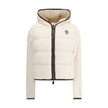 Padded Polartec® Zip-Up HoodieThe Moncler Grenoble Padded Polartec® Zip-Up Hoodie is designed for trekking and outdoor performance, blending function with comfort. Crafted from Polartec® High Loft™ stretch velour, it features a padded front and quilted de
