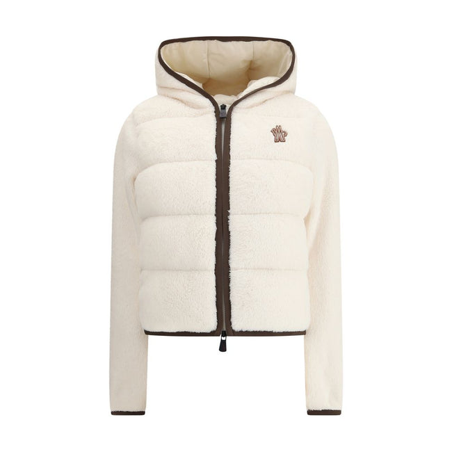 Padded Polartec® Zip-Up HoodieThe Moncler Grenoble Padded Polartec® Zip-Up Hoodie is designed for trekking and outdoor performance, blending function with comfort. Crafted from Polartec® High Loft™ stretch velour, it features a padded front and quilted de