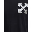 Arrows T-shirtThe Arrows T-shirt by Off-White is crafted from pure cotton and features the brand’s signature Arrows print on the back, an unmistakable icon of its identity. With a classic crew neck, short sleeves, and a minimalist cut, it offers both comf