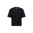 Black Cotton T-ShirtThe Thinkman Arrow Skate Logo Tee by Off-White is crafted from premium cotton, blending quality with an urban edge. Featuring a ribbed crew neck, short sleeves, and the signature “OFF” branding on the front, it is completed with a bold
