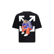 Black Cotton T-ShirtThe Thinkman Arrow Skate Logo Tee by Off-White is crafted from premium cotton, blending quality with an urban edge. Featuring a ribbed crew neck, short sleeves, and the signature “OFF” branding on the front, it is completed with a bold