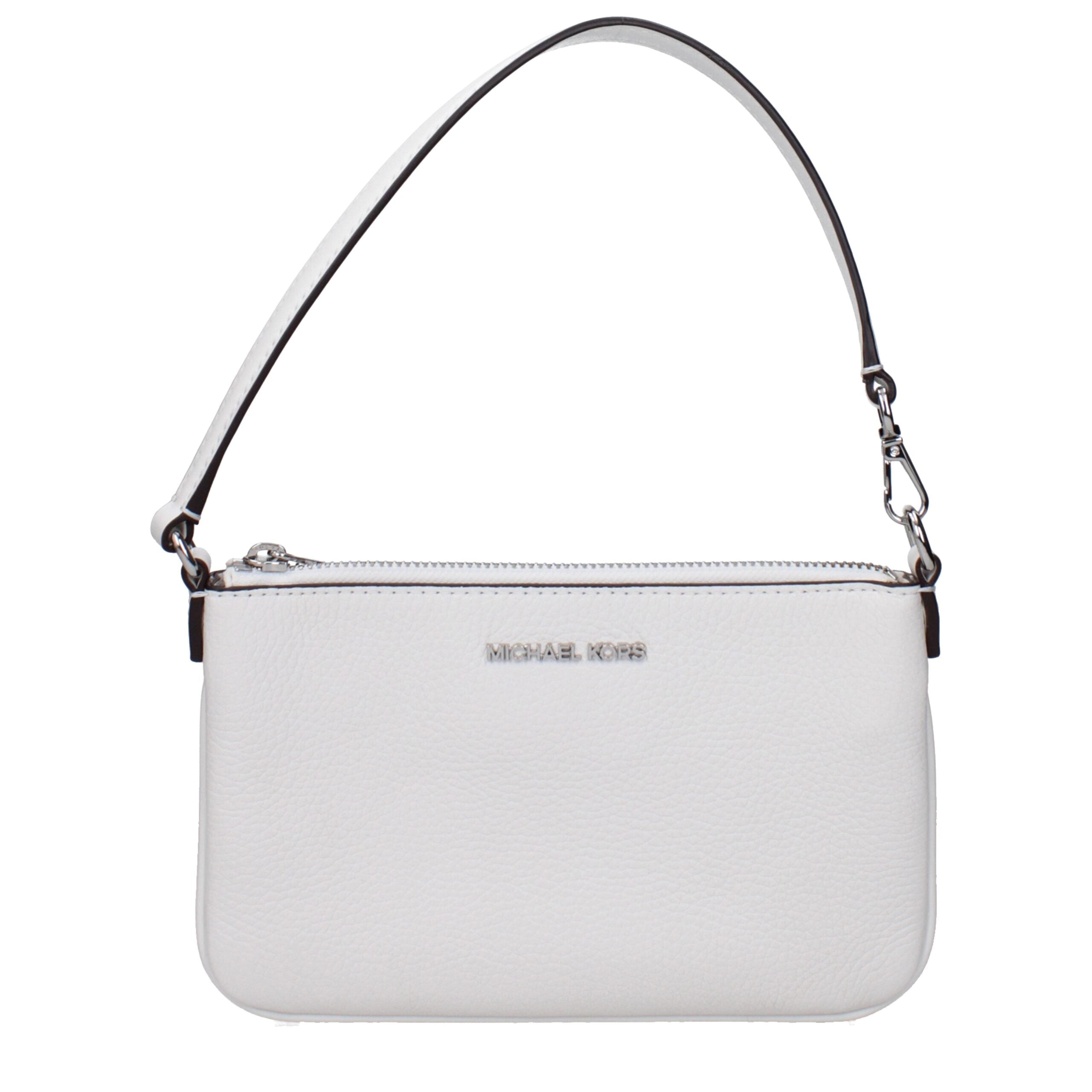 White Leather HandbagDescription: The product with MPN 35S5STVW5LOPTICWHITE and code F85042 leather in white is a handbags designed by Michael Kors. It has features like front logo.White Leather Handbag${tagsMichael KorsAulae White Leather Handbag Michael