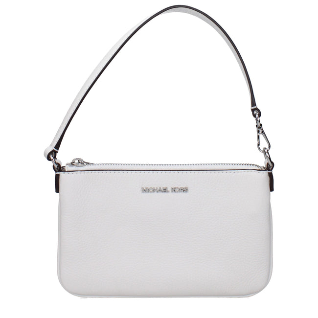 White Leather HandbagDescription: The product with MPN 35S5STVW5LOPTICWHITE and code F85042 leather in white is a handbags designed by Michael Kors. It has features like front logo.White Leather Handbag${tagsMichael KorsAulae White Leather Handbag Michael