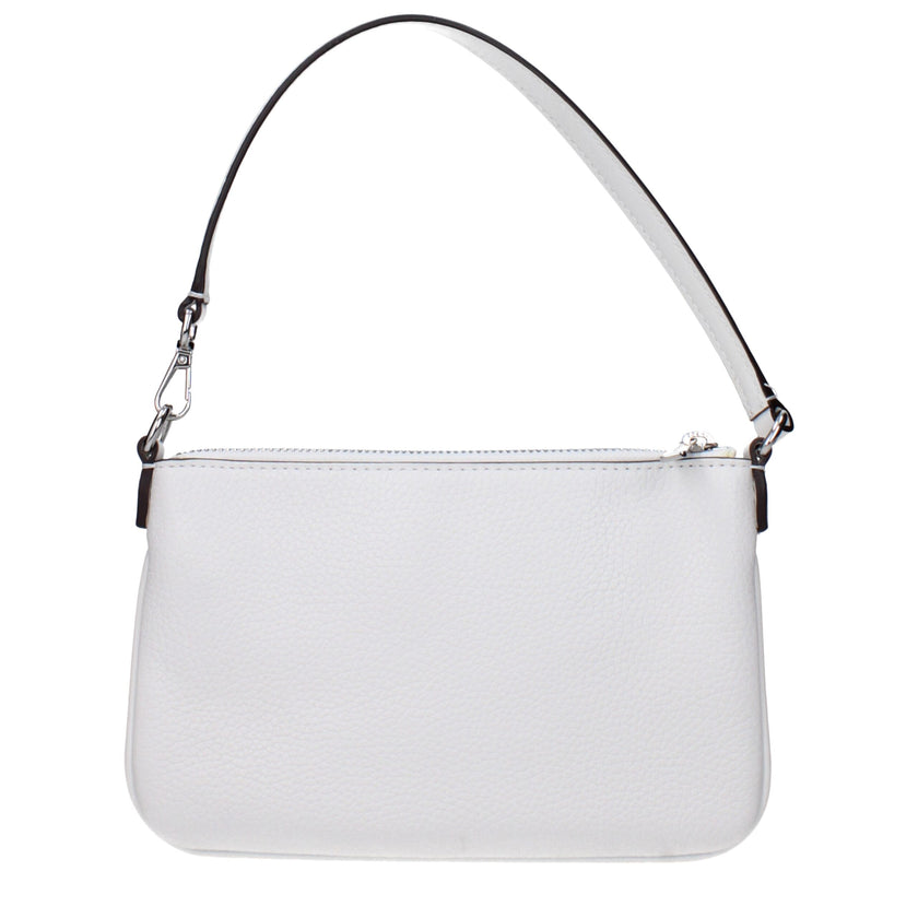 White Leather HandbagDescription: The product with MPN 35S5STVW5LOPTICWHITE and code F85042 leather in white is a handbags designed by Michael Kors. It has features like front logo.White Leather Handbag${tagsMichael KorsAulae White Leather Handbag Michael
