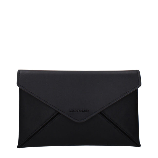 Black Leather Clutch BagDescription: The product with MPN 32F4T9JD7LBLACK and code F85041 leather in black is a clutches designed by Michael Kors. It has features like 2 inner clutch removable, front logo.Black Leather Clutch Bag${tagsMichael KorsAulae Bl