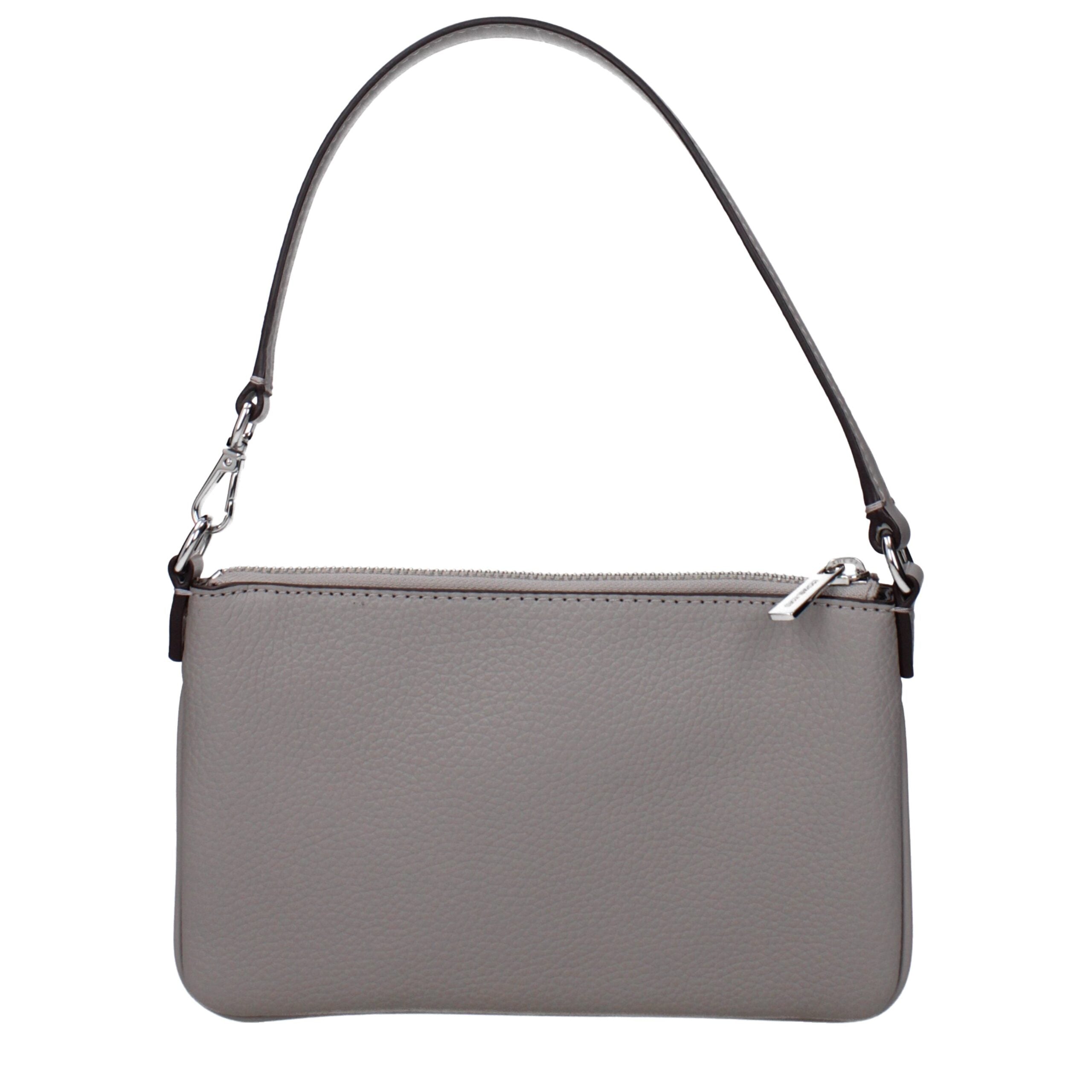 Gray Leather HandbagDescription: The product with MPN 35S5STVW5LPEARLGREY and code F85042 leather in gray is a handbags designed by Michael Kors. It has features like front logo.Gray Leather Handbag${tagsMichael KorsAulae Gray Leather Handbag Michael Kors