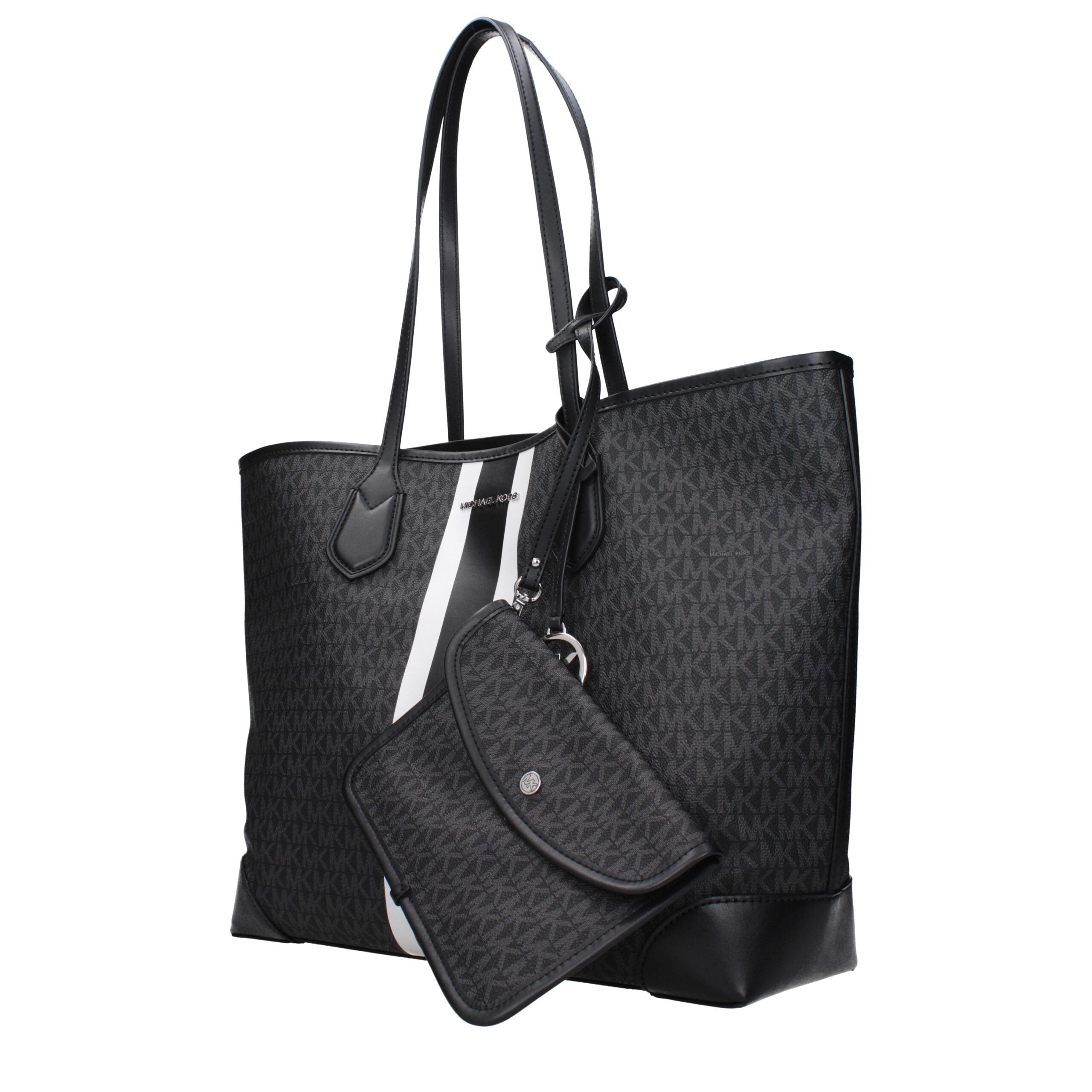 Black Fabric Shoulder BagDescription: The product with MPN 35R5SV0T7VBLACK and code F83419 fabric in black is a shoulder bags designed by Michael Kors. It has features like front logo, front detail, removable details, removable inner clutch.Black Fabric S