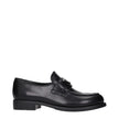 Black Leather Slip-On LoafersDescription: The product with MPN 1D329N055025F0002 and code F84289 leather in black is a loafers designed by Prada. It has features like front logo.Black Leather Slip-On Loafers${tagsPradaAulae Black Leather Slip-On Loafers P