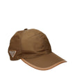 Brown Polyamide Cap (Baseball Hat)Description: The product with MPN 2HC2742CX201F0594 and code F84489 polyamide in brown is a hats designed by Prada. It has features like side logo.Brown Polyamide Cap (Baseball Hat)${tagsPradaAulae Brown Polyamide Caps (B