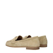 Beige Leather Slip-On LoafersDescription: The product with MPN 1D468N103010F0379 and code F84701 suede in beige is a loafers designed by Prada. It has features like front logo.Beige Leather Slip-On Loafers${tagsPradaAulae Beige Leather Slip-On Loafers Pra