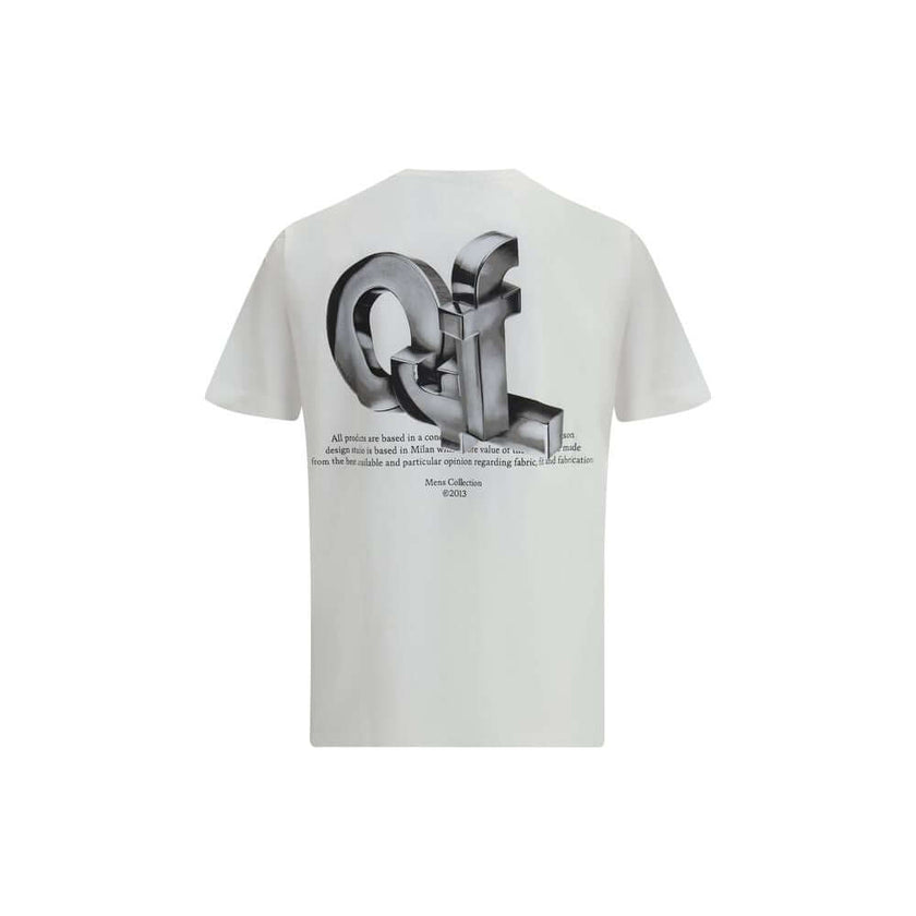 White Cotton T-ShirtThe Arrows T-shirt by Off-White is crafted from pure cotton and features the brand’s signature Arrows print on the back, an unmistakable icon of its identity. With a classic crew neck, short sleeves, and a minimalist cut, it offers bot