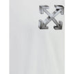White Cotton T-ShirtThe Arrows T-shirt by Off-White is crafted from pure cotton and features the brand’s signature Arrows print on the back, an unmistakable icon of its identity. With a classic crew neck, short sleeves, and a minimalist cut, it offers bot