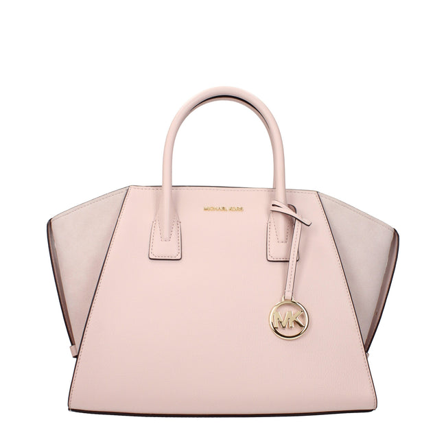 Pink Leather HandbagDescription: The product with MPN 35F4G4VS3LPOWDERBLUSH and code F83884 leather in pink is a handbags designed by Michael Kors. It has features like front logo, removable details, adjustable straps, adjustable shoulder, removable shoul