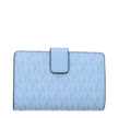 Light Blue Leather WalletDescription: The product with MPN 35S3STVF6OLTSKY and code F85044 leather in heavenly is a wallets designed by Michael Kors. It has features like logo.Light Blue Leather Wallet${tagsMichael KorsAulae Light Blue Leather Wallet Mich