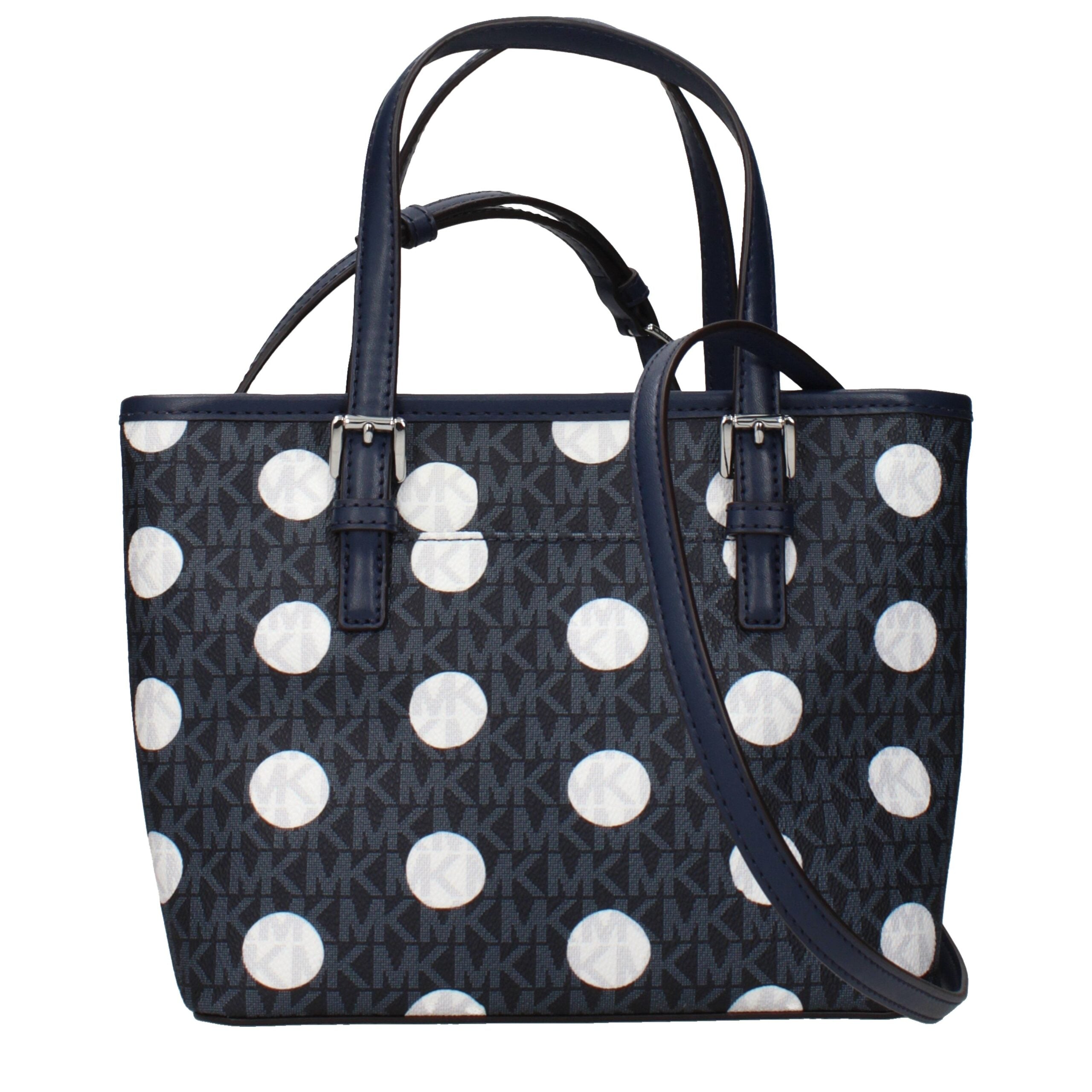Blue Fabric HandbagDescription: The product with MPN 35S5STVT0ONAVY and code F85054 fabric in blue is a handbags designed by Michael Kors. It has features like logo, front detail, removable details, adjustable shoulder, removable shoulder.Blue Fabric Hand