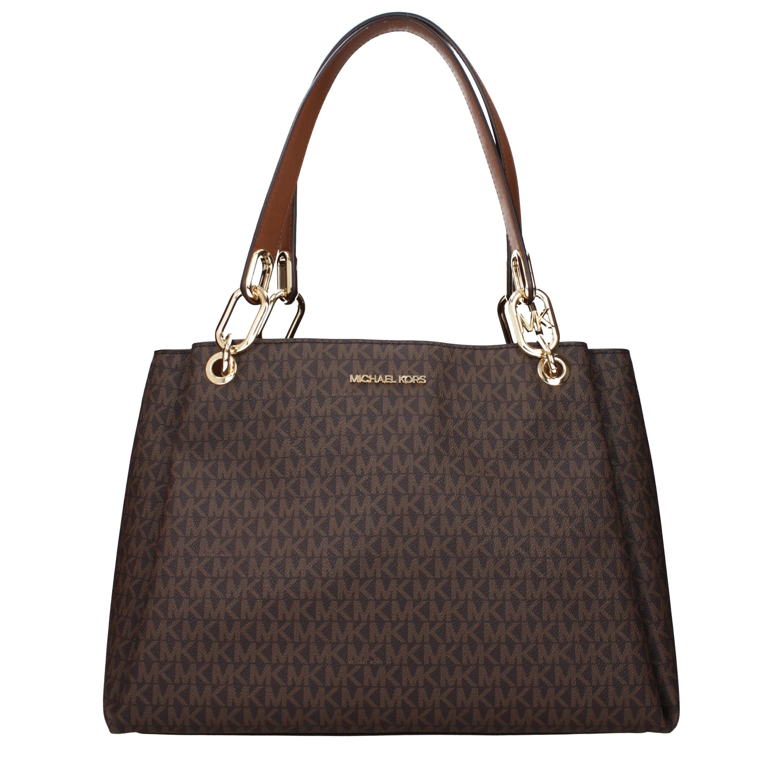 Brown Fabric Shoulder BagsDescription: The product with MPN 35H1G9TL9BBROWN and code F85057 fabric in brown is a shoulder bags designed by Michael Kors. It has features like logo.Brown Fabric Shoulder Bags${tagsMichael KorsAulae Brown Fabric Shoulder Bags