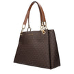 Brown Fabric Shoulder BagsDescription: The product with MPN 35H1G9TL9BBROWN and code F85057 fabric in brown is a shoulder bags designed by Michael Kors. It has features like logo.Brown Fabric Shoulder Bags${tagsMichael KorsAulae Brown Fabric Shoulder Bags