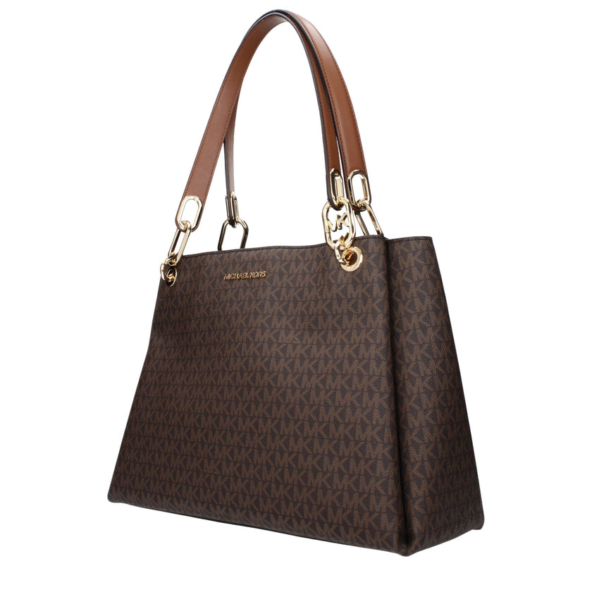 Brown Fabric Shoulder BagsDescription: The product with MPN 35H1G9TL9BBROWN and code F85057 fabric in brown is a shoulder bags designed by Michael Kors. It has features like logo.Brown Fabric Shoulder Bags${tagsMichael KorsAulae Brown Fabric Shoulder Bags