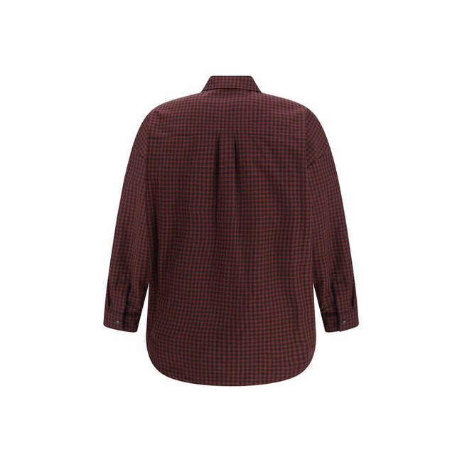 Bordeaux Cotton ClothingThe Checked Cotton Jacket by Gucci reimagines the timeless charm of classic patterns with a contemporary edge. Embellished with a refined Gucci embroidery, it features a quilted lining for added comfort and structure. A pointed col