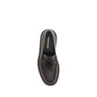 Brown Calf Leather Bos Taurus Slip-On LoafersGancini Loafers by Ferragamo combine craftsmanship and contemporary style. Crafted from washed calfskin, which highlights the natural grain, they feature a rounded toe and an exposed stitching. The tonal buckle