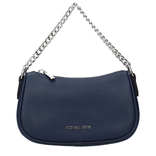 Blue Leather HandbagsDescription: The product with MPN 35F4S1QC1LNAVY and code F83960 leather in blue is a handbags designed by Michael Kors. It has features like front logo, adjustable shoulder, removable shoulder.Blue Leather Handbags${tagsMichael KorsA