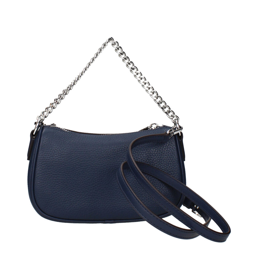 Blue Leather HandbagsDescription: The product with MPN 35F4S1QC1LNAVY and code F83960 leather in blue is a handbags designed by Michael Kors. It has features like front logo, adjustable shoulder, removable shoulder.Blue Leather Handbags${tagsMichael KorsA