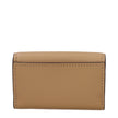 Brown Leather WalletDescription: The product with MPN 35S5S1YE0LPEANUT and code F85048 leather in brown is a coin purses designed by Michael Kors. It has features like front detail, front logo, external pocket.Brown Leather Wallet${tagsMichael KorsAulae B
