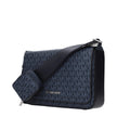 Blue Fabric Crossbody BagDescription: The product with MPN 37R5LCOM6BADMRLPLBLUE and code F85059 fabric in blue is a crossbody bags designed by Michael Kors. It has features like logo, adjustable shoulder.Blue Fabric Crossbody Bag${tagsMichael KorsAulae B