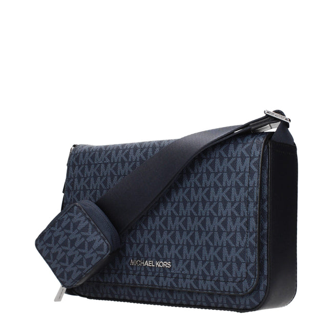 Blue Fabric Crossbody BagDescription: The product with MPN 37R5LCOM6BADMRLPLBLUE and code F85059 fabric in blue is a crossbody bags designed by Michael Kors. It has features like logo, adjustable shoulder.Blue Fabric Crossbody Bag${tagsMichael KorsAulae B