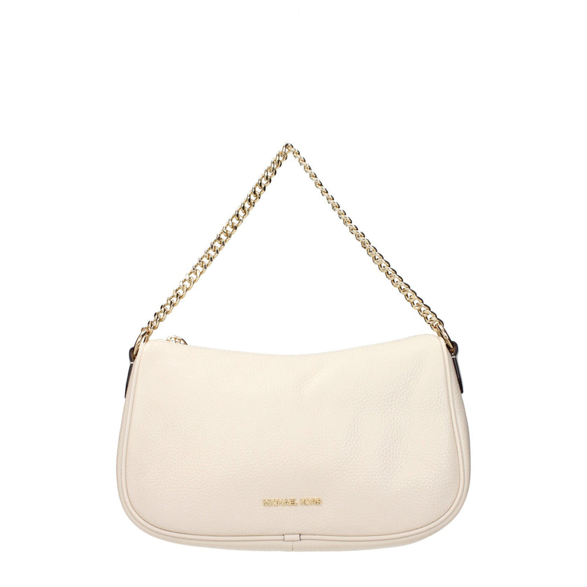 Beige Leather HandbagDescription: The product with MPN 35F4G1QC6LLTCREAM and code F85061 leather in beige is a handbags designed by Michael Kors. It has features like front logo, adjustable shoulder, removable shoulder.Beige Leather Handbag${tagsMichael K