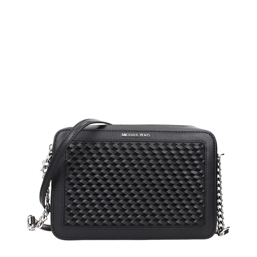 Black Leather Crossbody BagDescription: The product with MPN 35T5STTC3YBLACK and code F85062 leather in black is a crossbody bags designed by Michael Kors. It has features like front logo, adjustable shoulder.Black Leather Crossbody Bag${tagsMichael KorsA