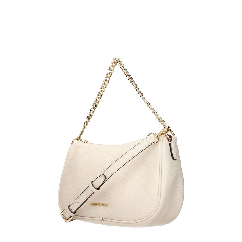 Beige Leather HandbagDescription: The product with MPN 35F4G1QC6LLTCREAM and code F85061 leather in beige is a handbags designed by Michael Kors. It has features like front logo, adjustable shoulder, removable shoulder.Beige Leather Handbag${tagsMichael K
