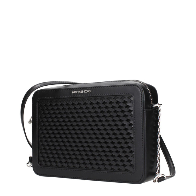 Black Leather Crossbody BagDescription: The product with MPN 35T5STTC3YBLACK and code F85062 leather in black is a crossbody bags designed by Michael Kors. It has features like front logo, adjustable shoulder.Black Leather Crossbody Bag${tagsMichael KorsA