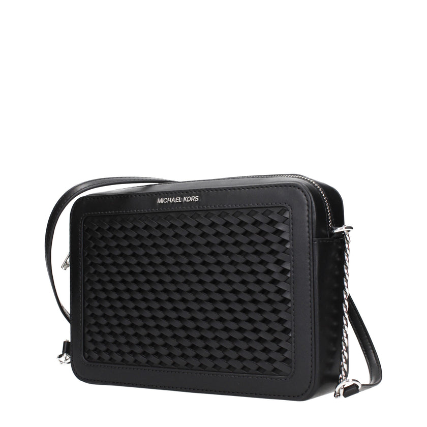 Black Leather Crossbody BagDescription: The product with MPN 35T5STTC3YBLACK and code F85062 leather in black is a crossbody bags designed by Michael Kors. It has features like front logo, adjustable shoulder.Black Leather Crossbody Bag${tagsMichael KorsA