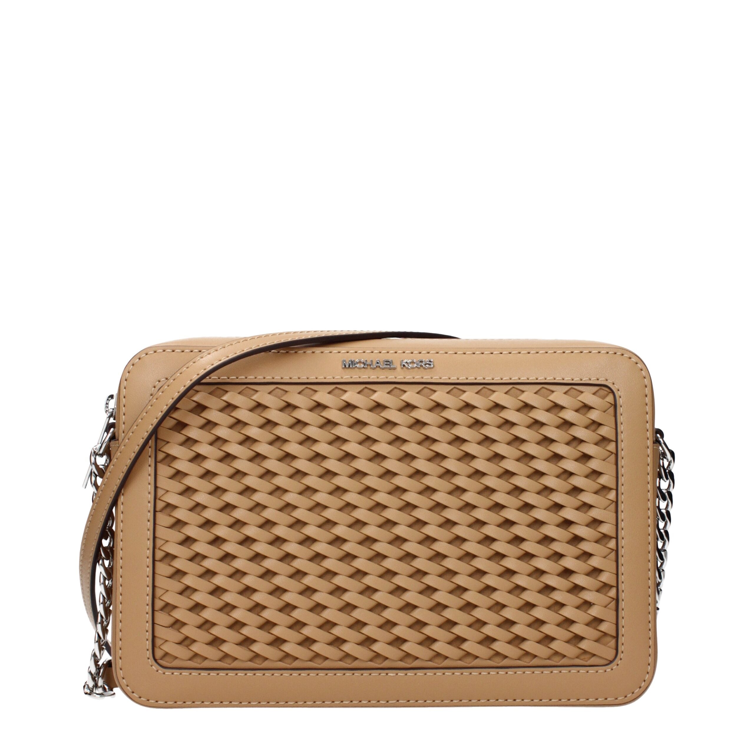 Brown Leather Crossbody Bag with Adjustable Strap