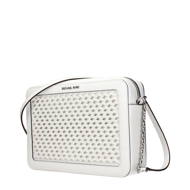 White Leather Crossbody BagDescription: The product with MPN 35T5STTC3YOPTICWHITE and code F85062 leather in white is a crossbody bags designed by Michael Kors. It has features like front logo, adjustable shoulder.White Leather Crossbody Bag${tagsMichael